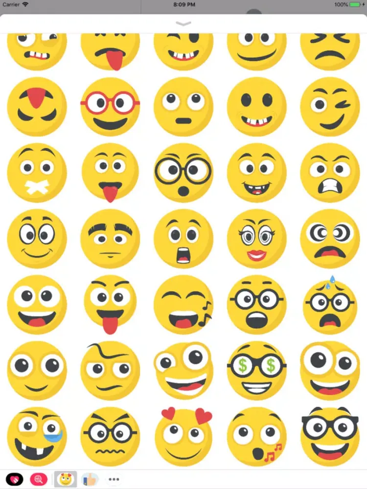 Скриншоты Messenger Smileys iPad 