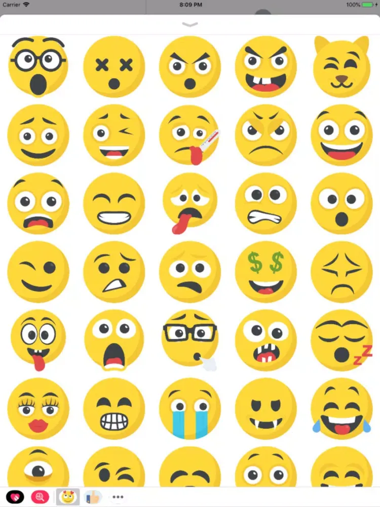 Скриншоты Messenger Smileys iPad 