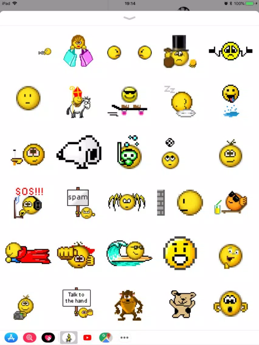 Retro Smileys Sticker Pack iPad  Screenshots