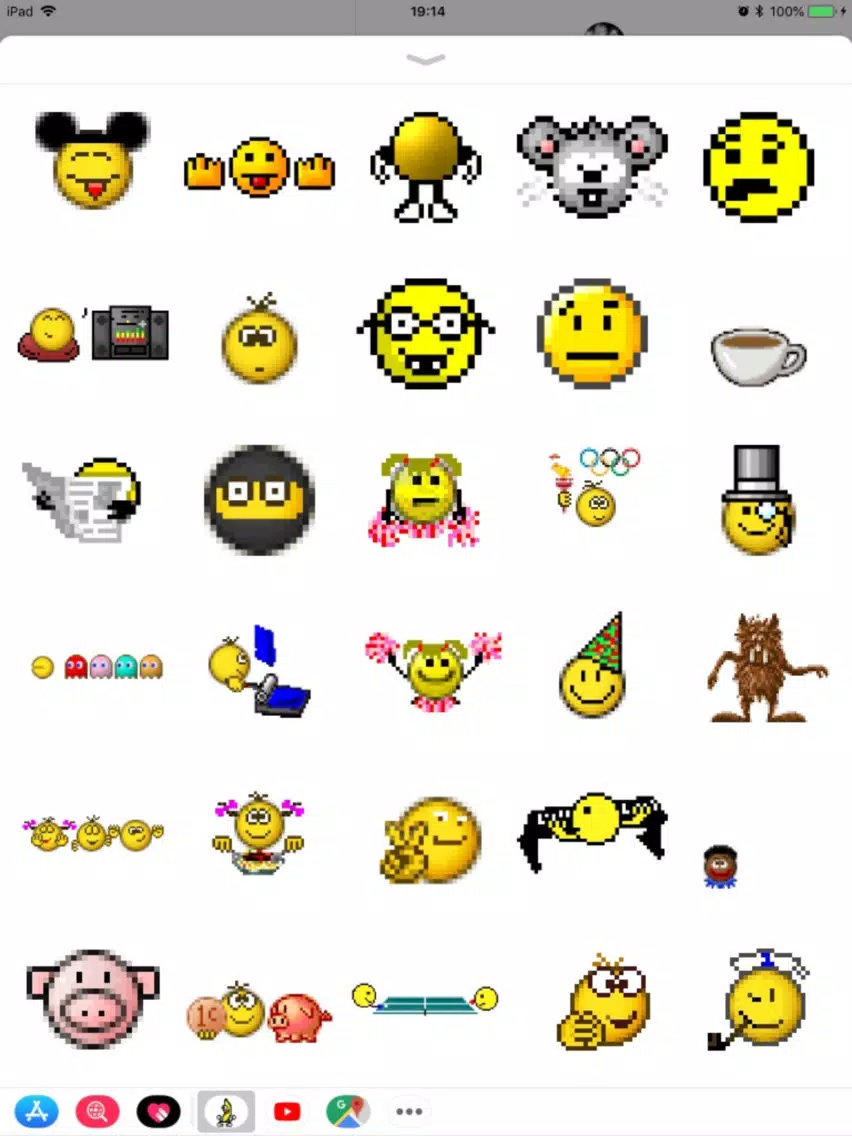 Retro Smileys Sticker Pack iPad  Screenshots