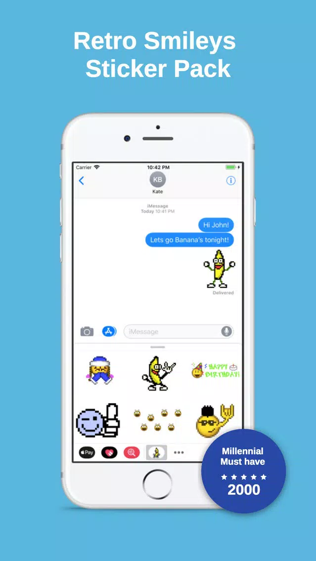 Retro Smileys Sticker Pack Screenshots