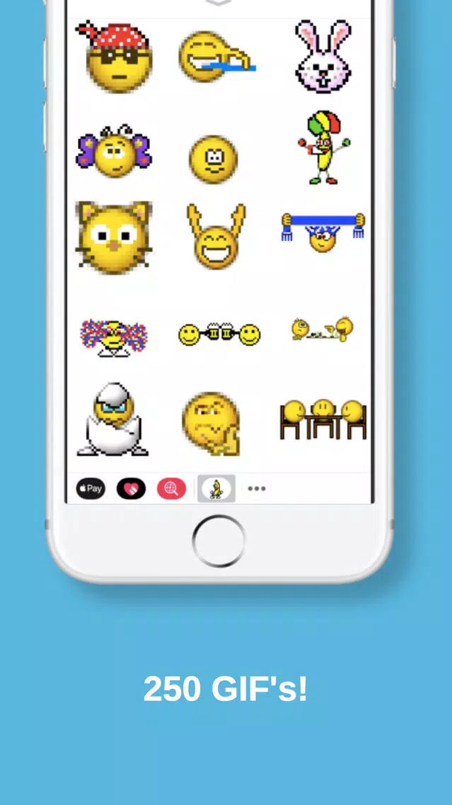 Retro Smileys Sticker Pack Screenshots
