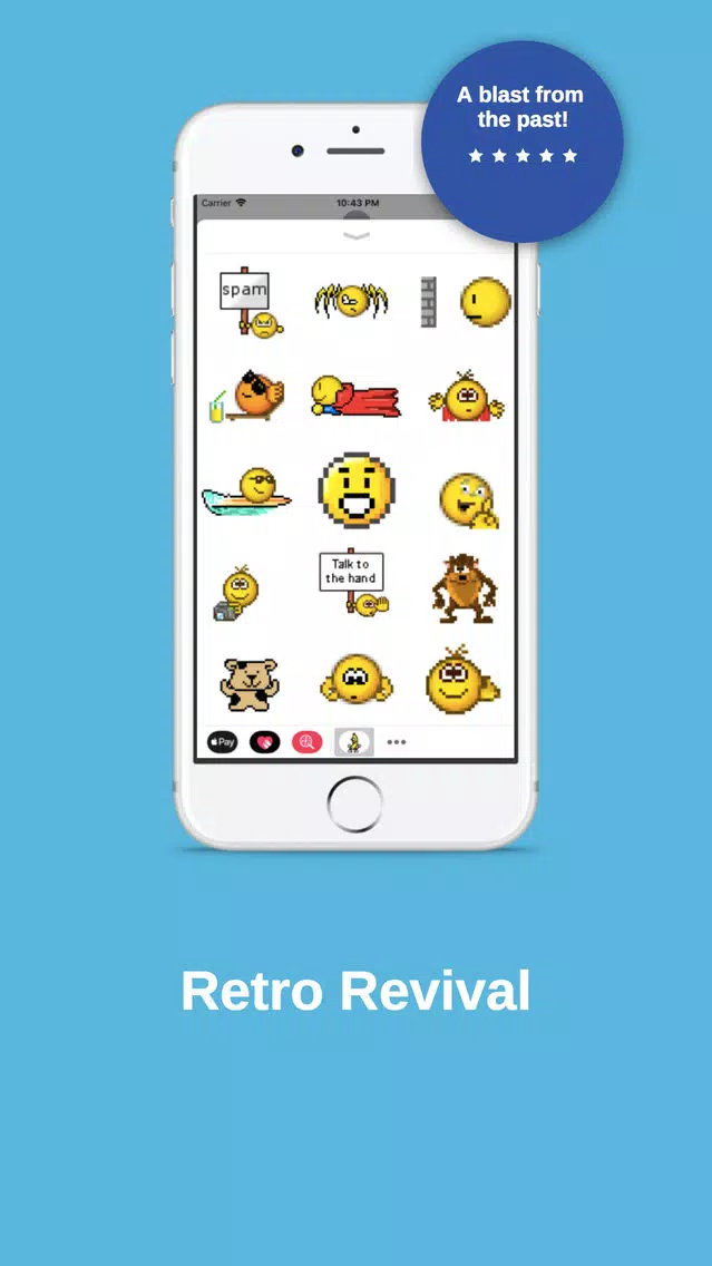 Retro Smileys Sticker Pack Screenshots
