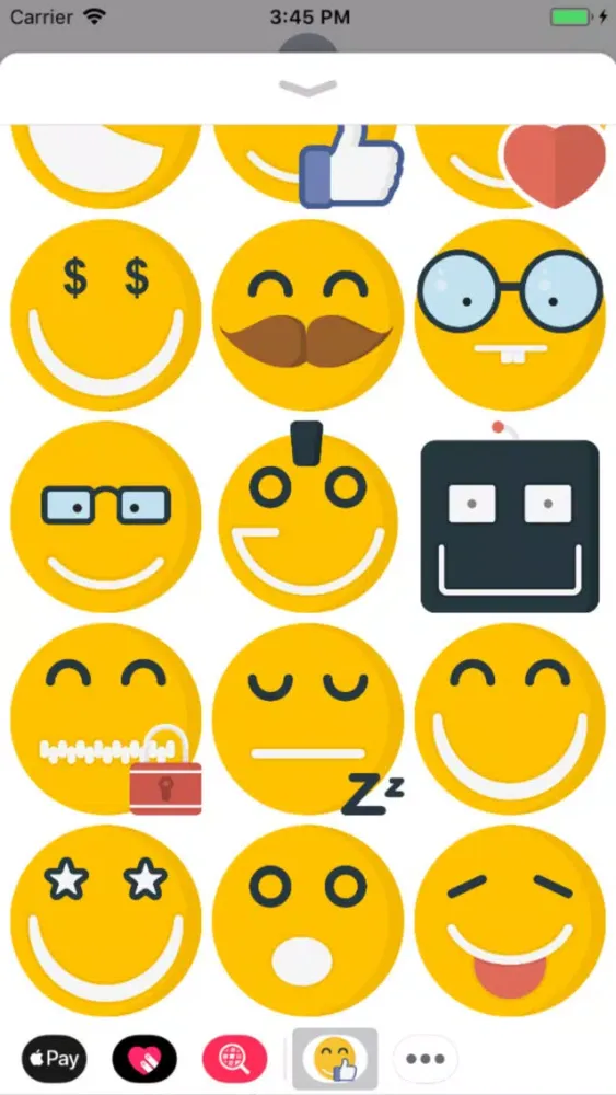 Zrzuty ekranu Smileys for iPhone!
