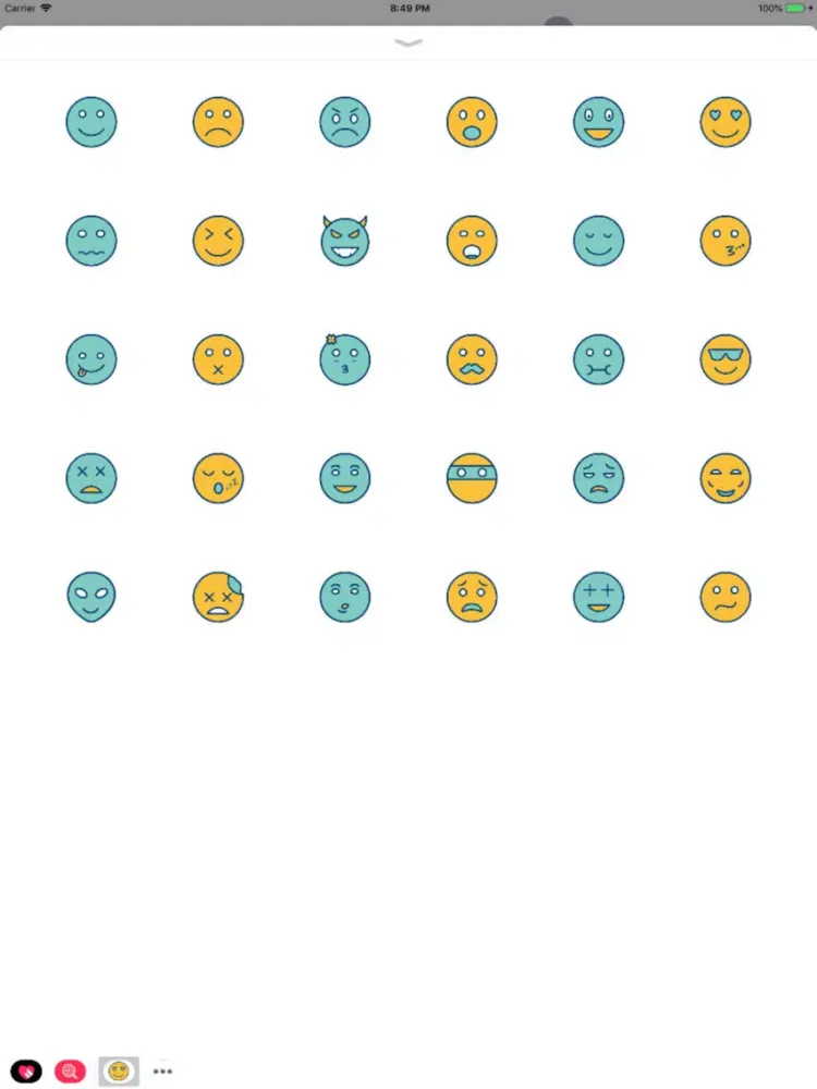 Smileys for iMessage iPad  سکرین شاٹس