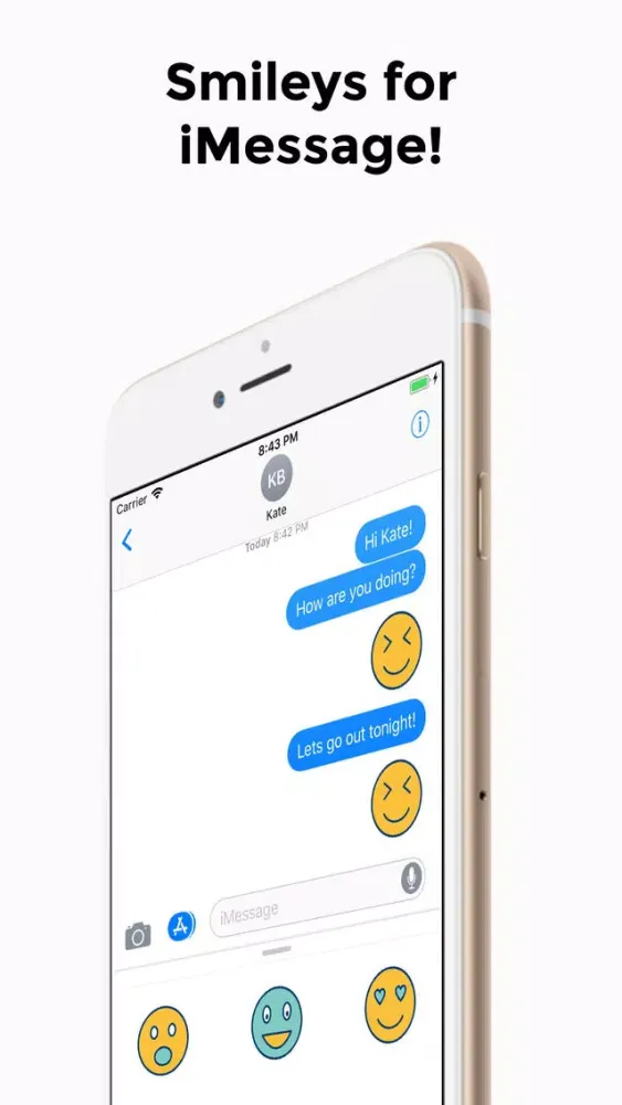 Smileys for iMessage سکرین شاٹس