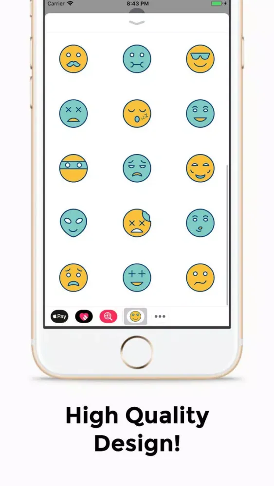 Smileys for iMessage سکرین شاٹس