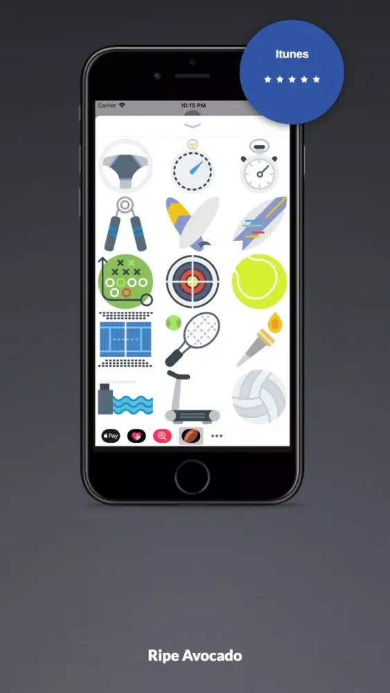 Ảnh chụp màn hình của Sports Emojis