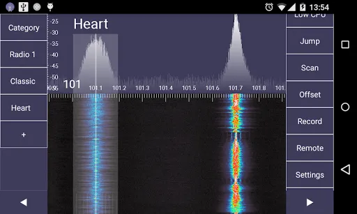 SDR Touch - Live radio via USB سکرین شاٹس