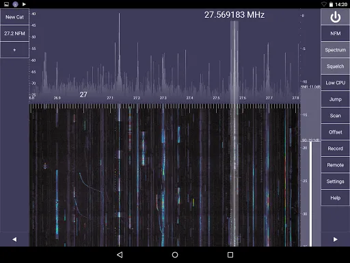 SDR Touch - Live radio via USB سکرین شاٹس