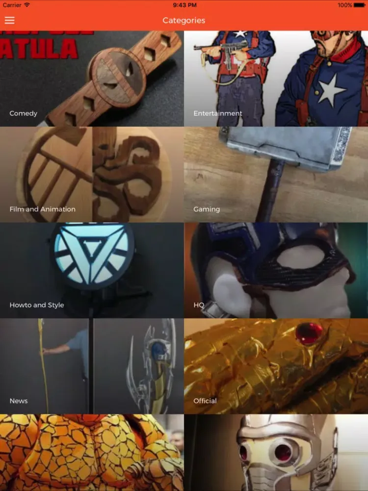 Скриншоты Academy:About Marvel comics iPad 