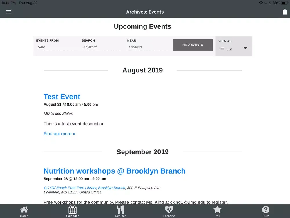 Capturas de tela do UMD Extension iPad 