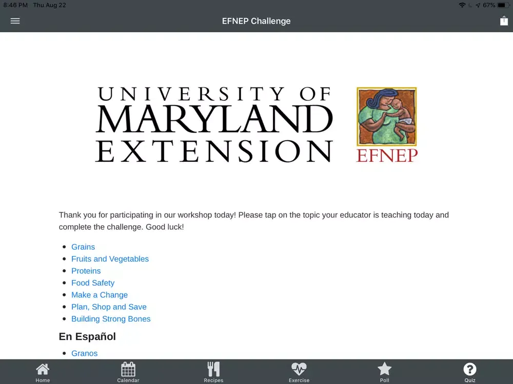 Capturas de tela do UMD Extension iPad 