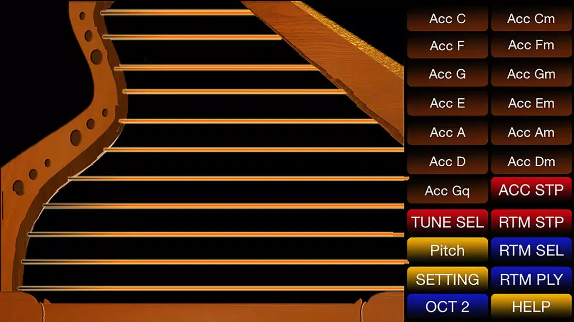 Harp with Arabic quarter tunes Ekran Görüntüleri