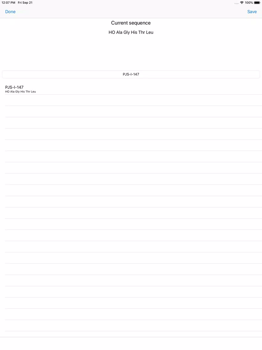 Peptide Ion Calculator iPad 应用截图