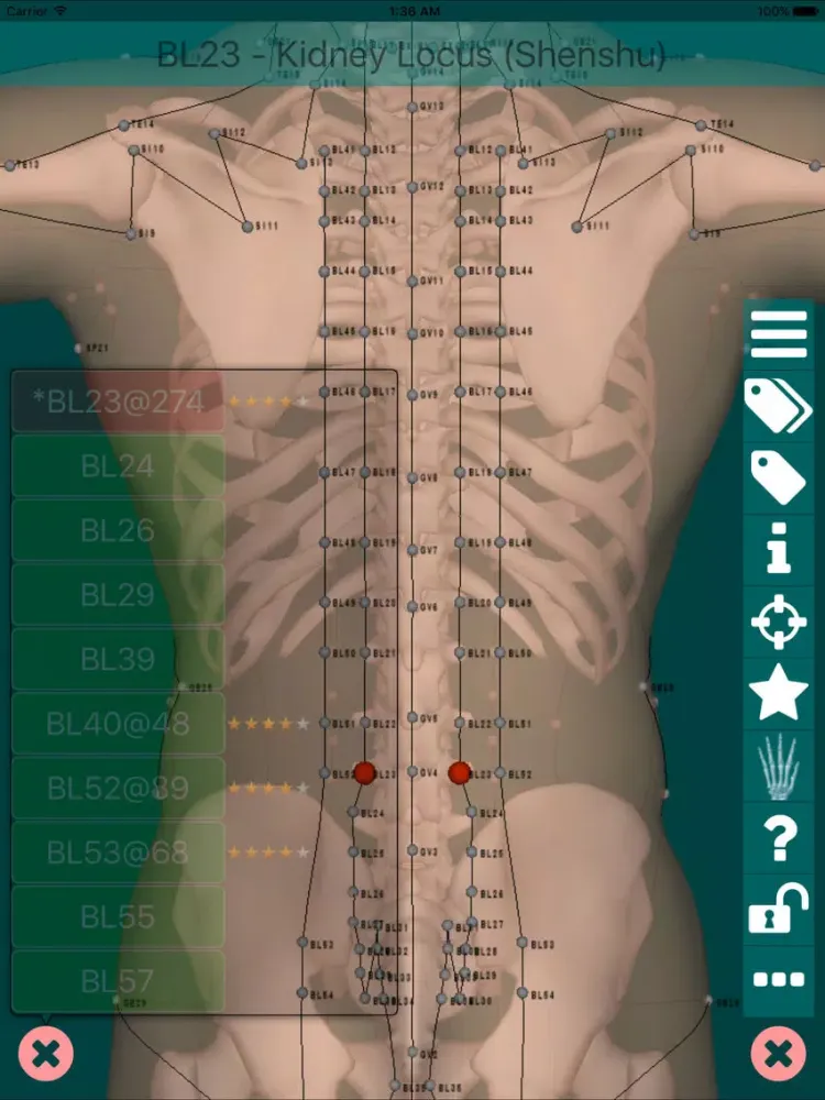 Zrzuty ekranu Massage Map 3D X-Ray iPad 