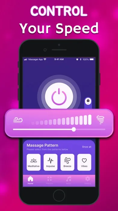 Captures d'écran de Strong Vibrator - Massager App