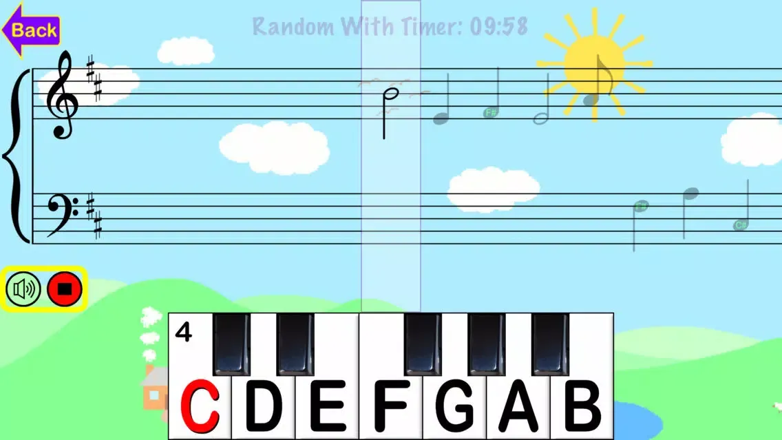 Master in a Minute (Lite) - Music note trainer. سکرین شاٹس