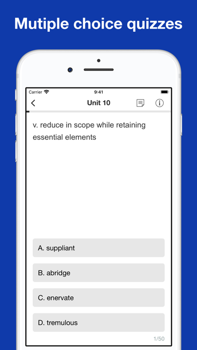 Flashcards for GRE vocabulary سکرین شاٹس