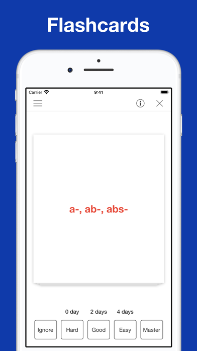 Flashcards for GRE vocabulary سکرین شاٹس