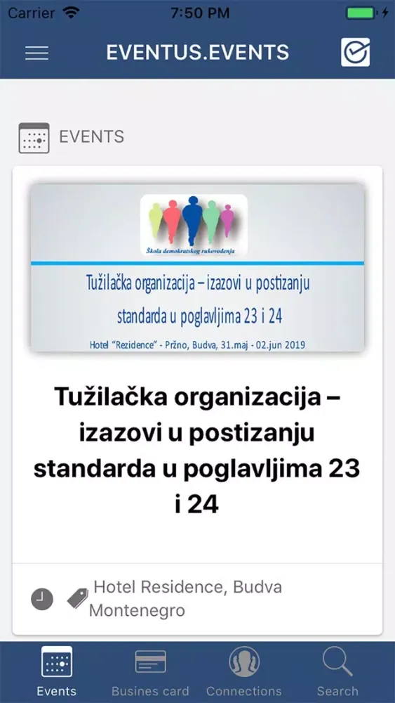 Capturas de pantalla de Eventus Events