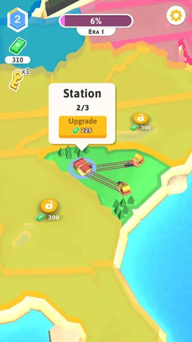 Train Empire: Connect Railroad سکرین شاٹس