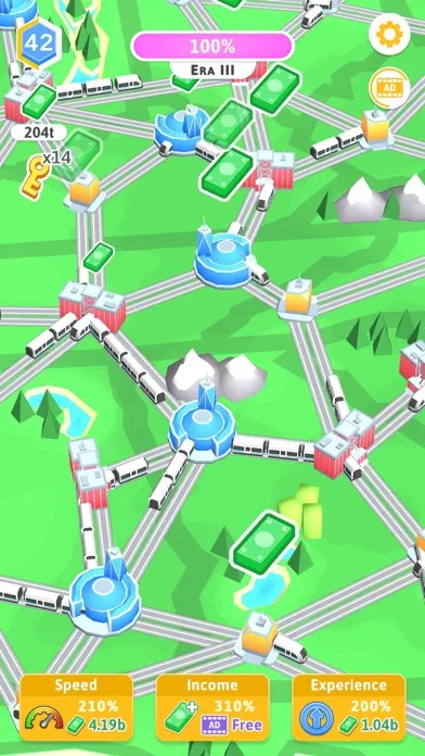 Train Empire: Connect Railroad سکرین شاٹس