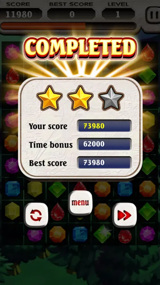 Match 3 Jewel Island स्क्रीनशॉट