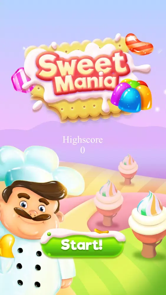 Sweetmania match3 offline game Screenshots