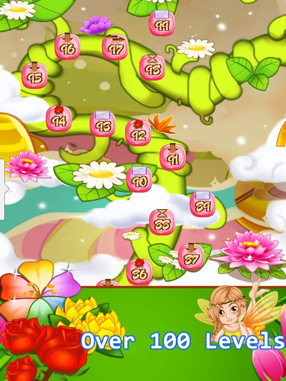 Tangkapan skrin Blossom Garden - Free Flower Blast Match 3 Puzzle iPad 