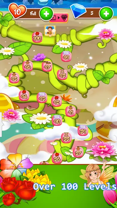 Tangkapan skrin Blossom Garden - Free Flower Blast Match 3 Puzzle