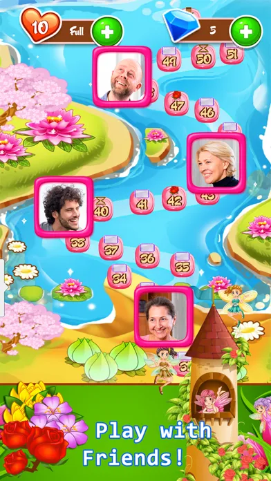 Tangkapan skrin Blossom Garden - Free Flower Blast Match 3 Puzzle