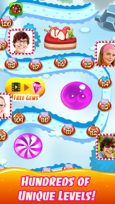 Candy Swap Fever - The Kingdom of Sweet Board Game سکرین شاٹس