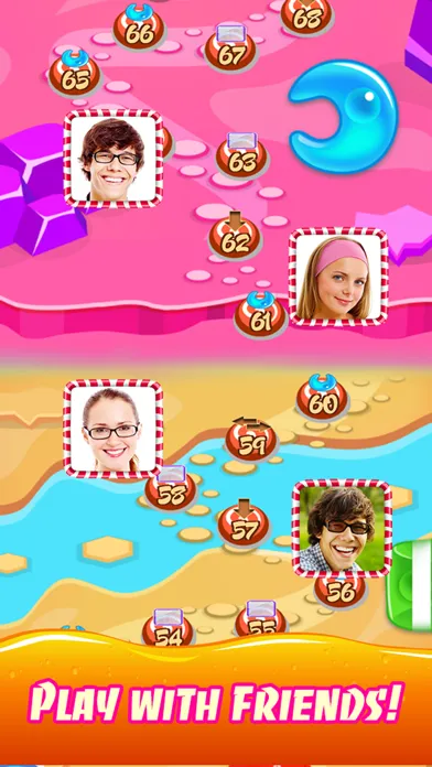 Candy Swap Fever - The Kingdom of Sweet Board Game سکرین شاٹس
