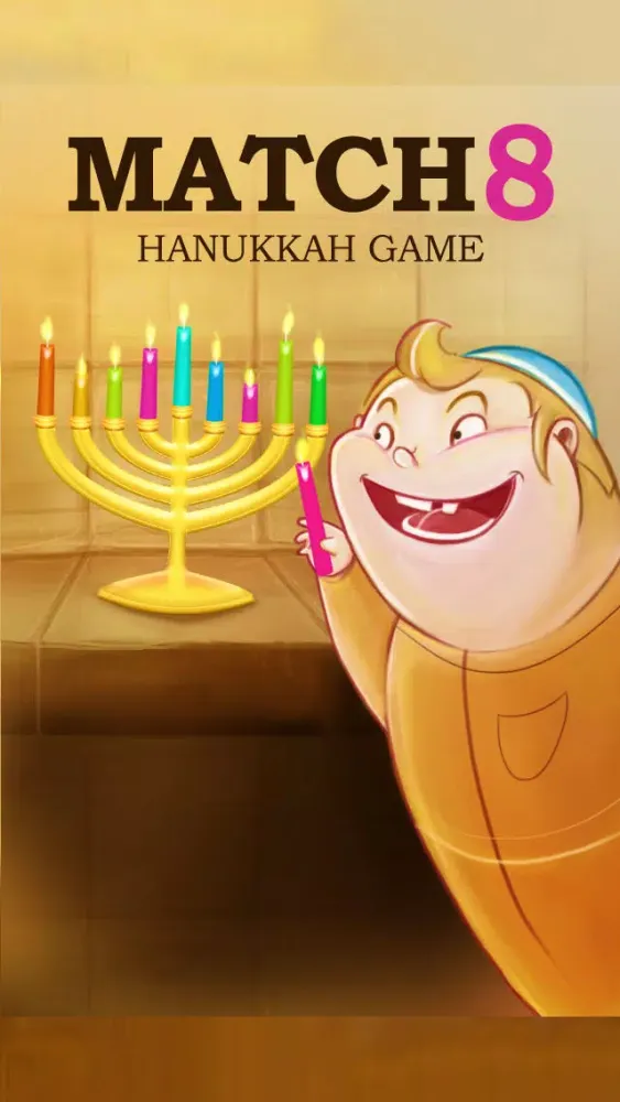 Zrzuty ekranu Match 8 Hanukkah Game