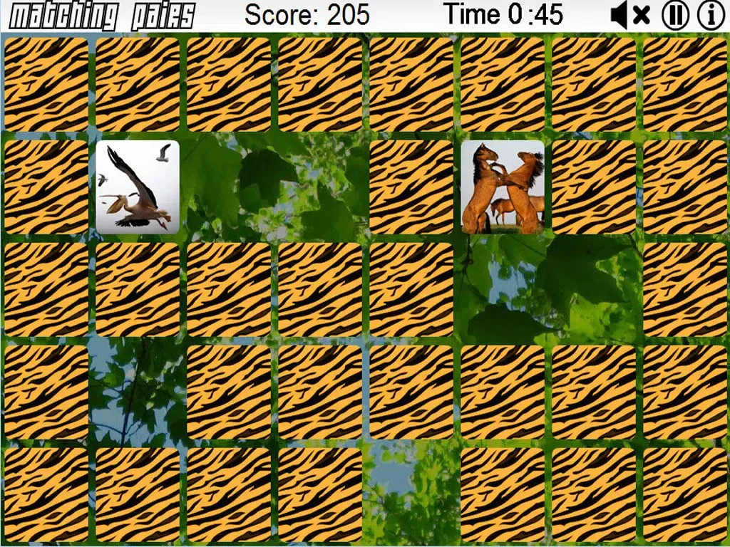 Matching Pairs Animals iPad  स्क्रीनशॉट
