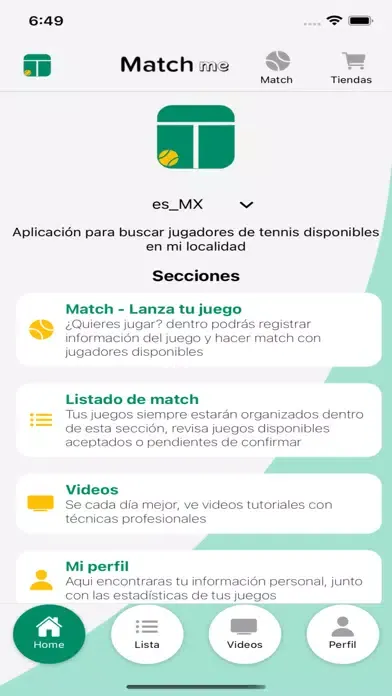Скриншоты Matchme Tennis