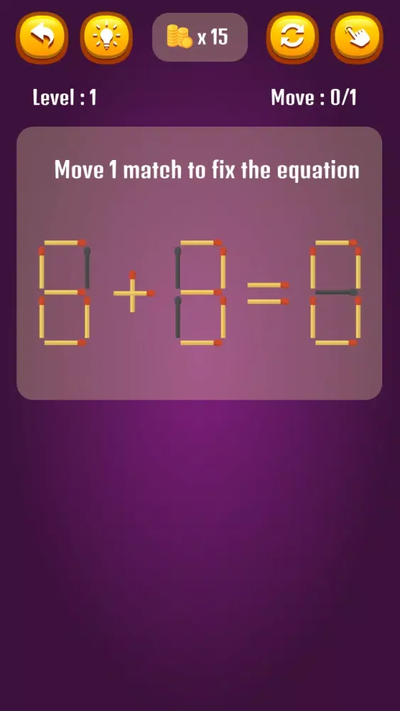 Capturas de pantalla de Matchstick Math Puzzle Game