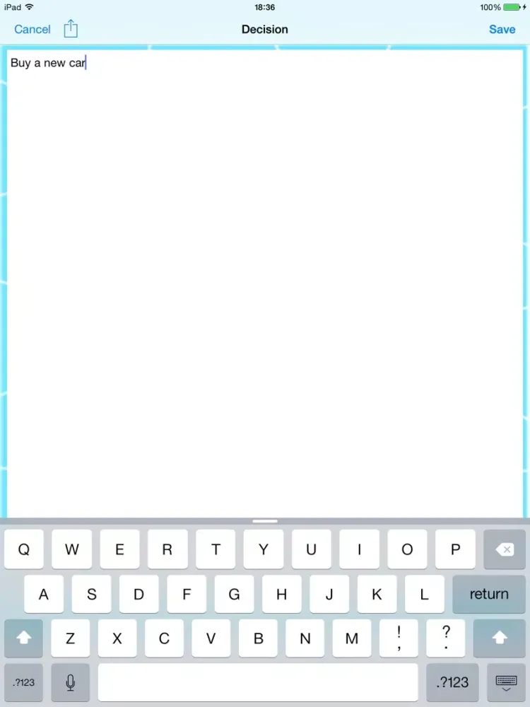 myDecisions - Decision Helper iPad  स्क्रीनशॉट