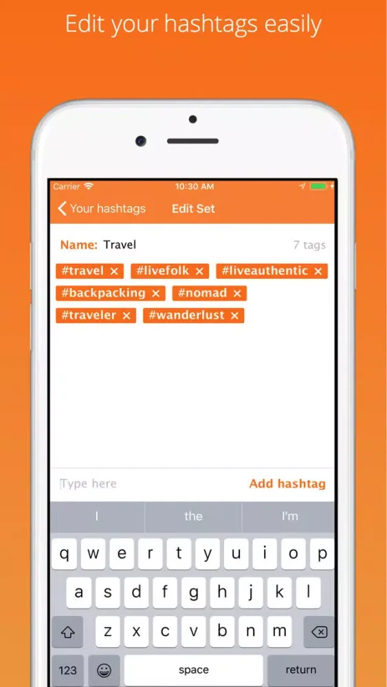Hashtag Helper for Instagram سکرین شاٹس