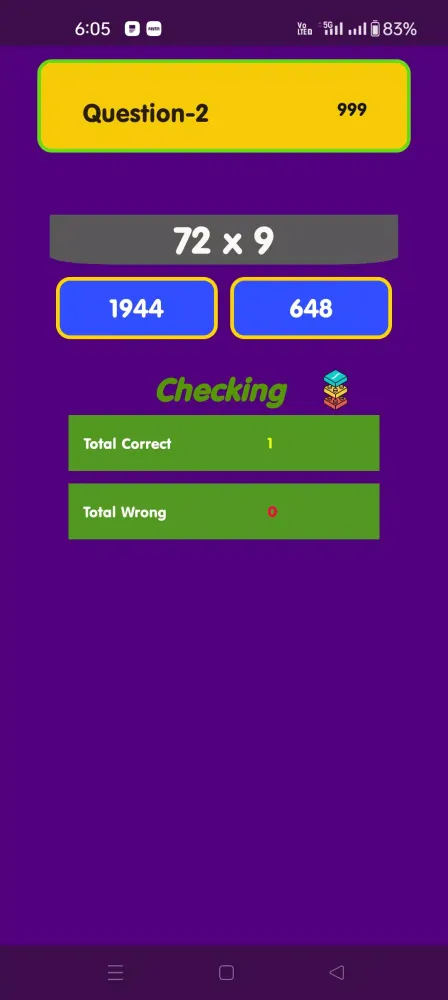 Tangkapan layar YoYo Math