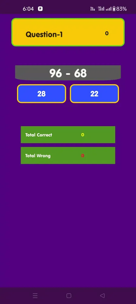Tangkapan layar YoYo Math