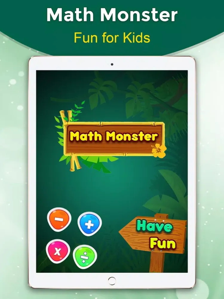 Math Fun Monsters iPad 應用截圖
