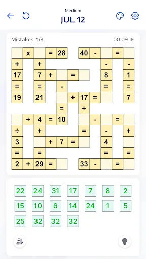 Crossmath - Math Puzzle Games Screenshots