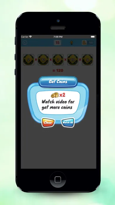 Ảnh chụp màn hình của Math workout brain puzzle