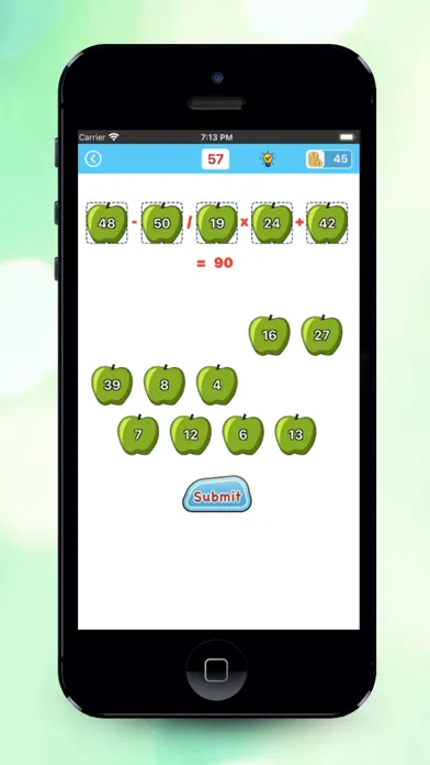 Ảnh chụp màn hình của Math workout brain puzzle
