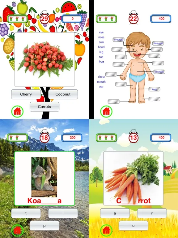 Ảnh chụp màn hình của 學前兒童學寫字,數字,英文字母和漢字 iPad 