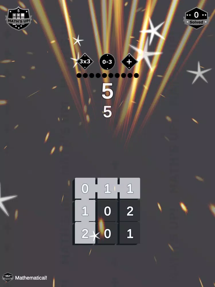 Tangkapan skrin Math's Up iPad 