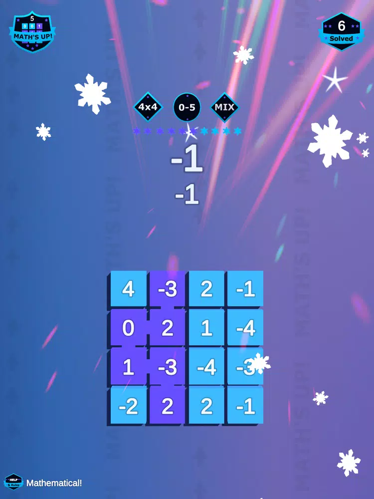 Tangkapan skrin Math's Up iPad 