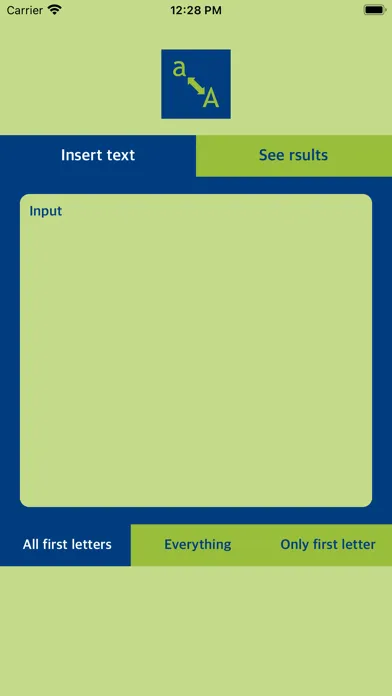 Скриншоты Text Uppercase Change to Caps